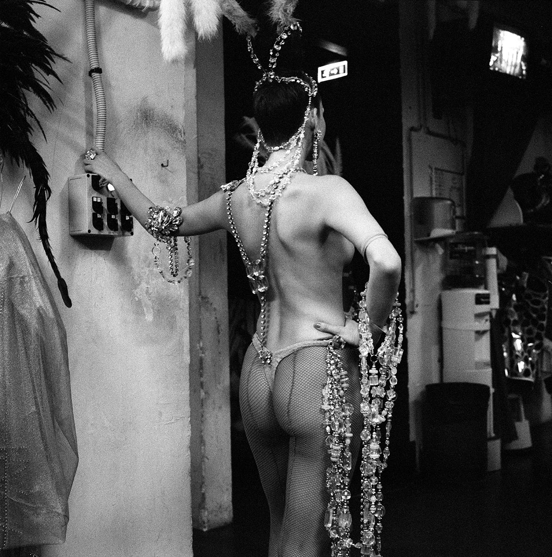 Backstage at Le Moulin Rouge in Paris