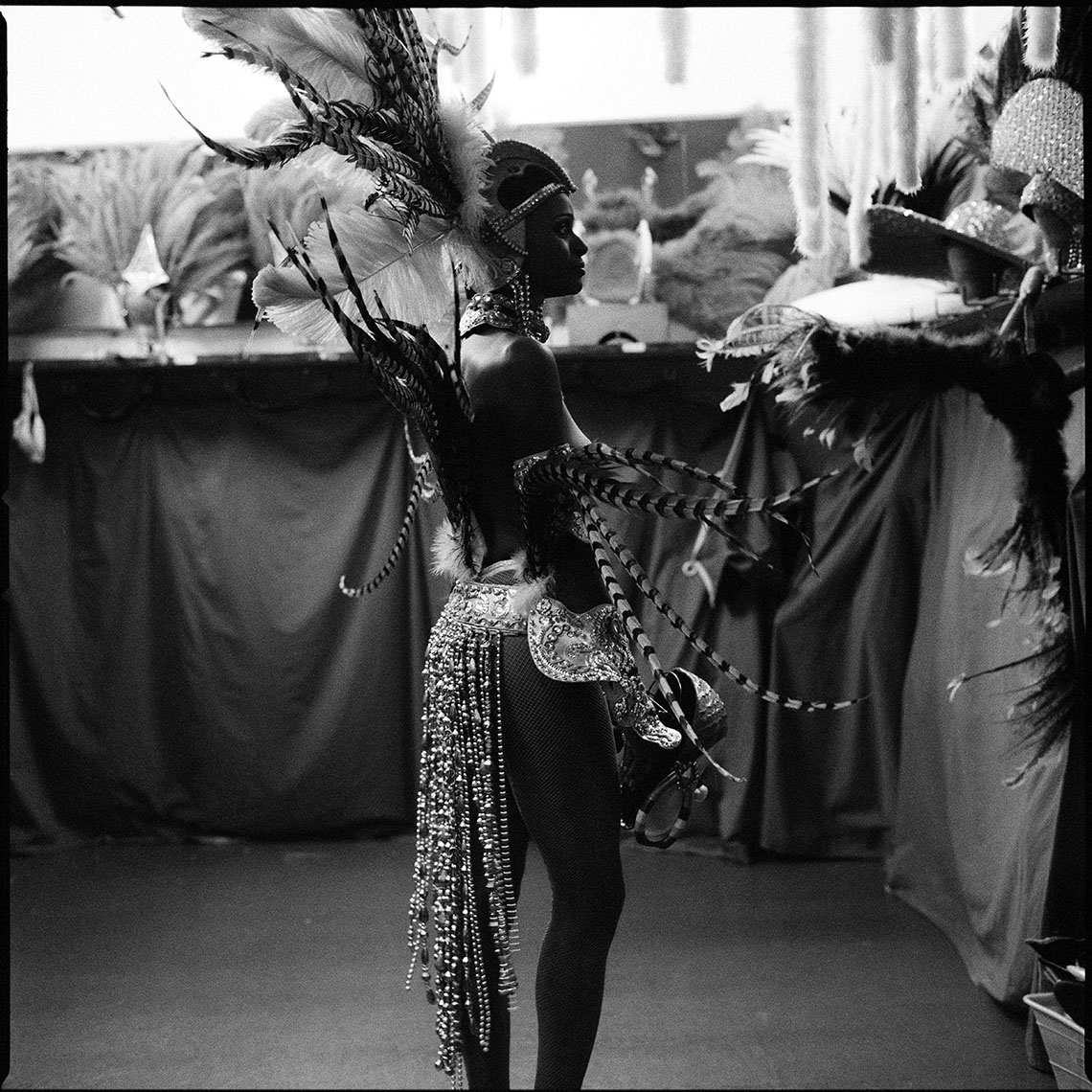 Backstage at Le Moulin Rouge in Paris