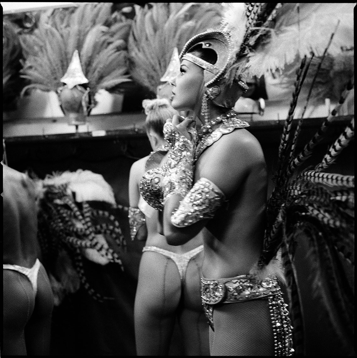 Backstage at Le Moulin Rouge in Paris