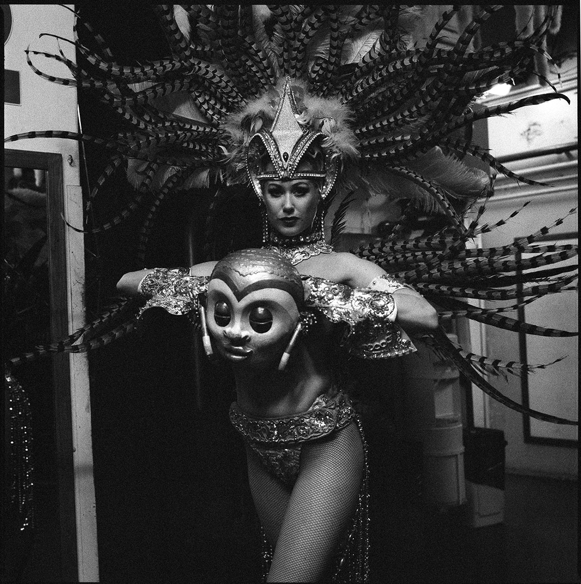Backstage at Le Moulin Rouge in Paris